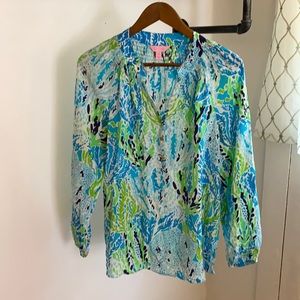 Lilly Pulitzer Blouse. Size medium.
